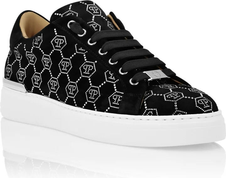 Nappa Leather Lo-Top Sneakers Strass Monogram