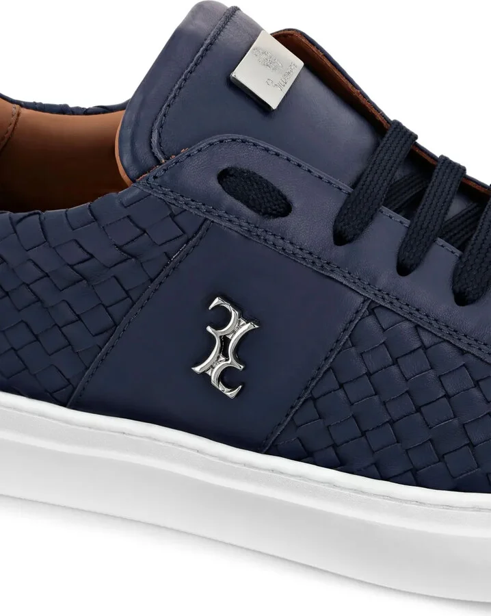 Nappa-Leather Low-Top Sneakers - Image 5