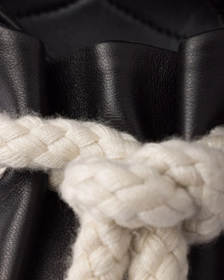 Nappa leather mules with cord detail - Image 6