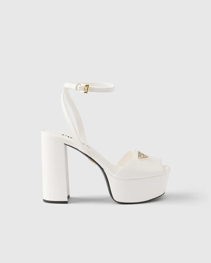 Nappa leather platform sandals - Image 2