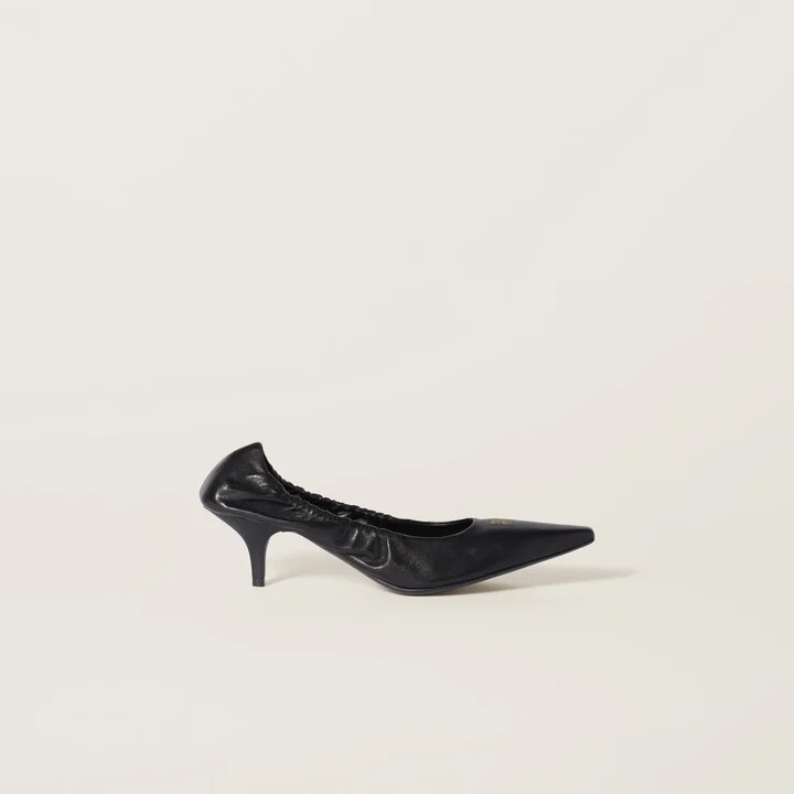 Nappa leather pumps - Image 2