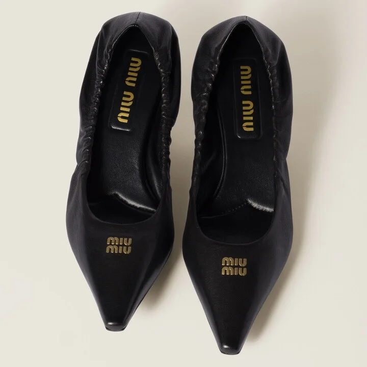 Nappa leather pumps - Image 4