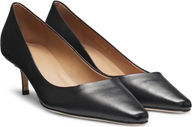 Nappa-leather pumps with Double B monogram