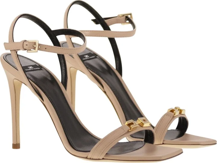 Nappa Leather Sandal With Enamelled Horsebit - Image 4