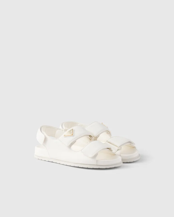 Nappa leather sandals