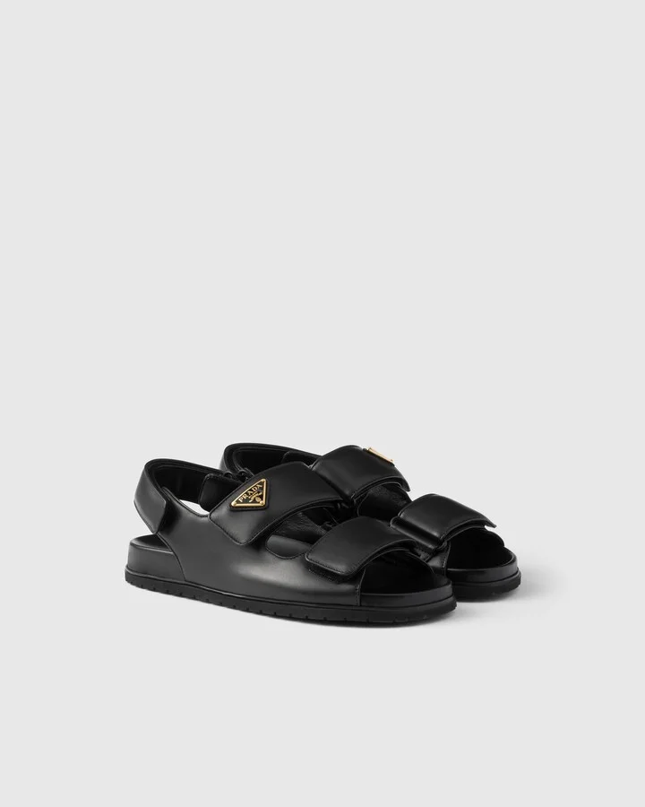 Nappa leather sandals