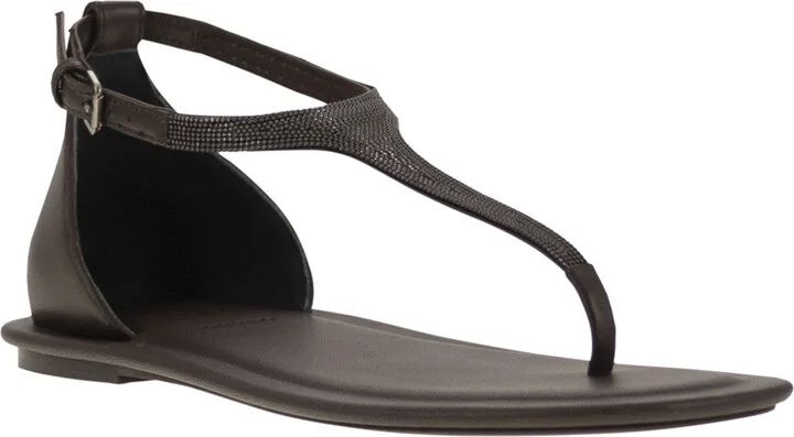 Nappa Leather Sandals With Precious Strap - Image 2