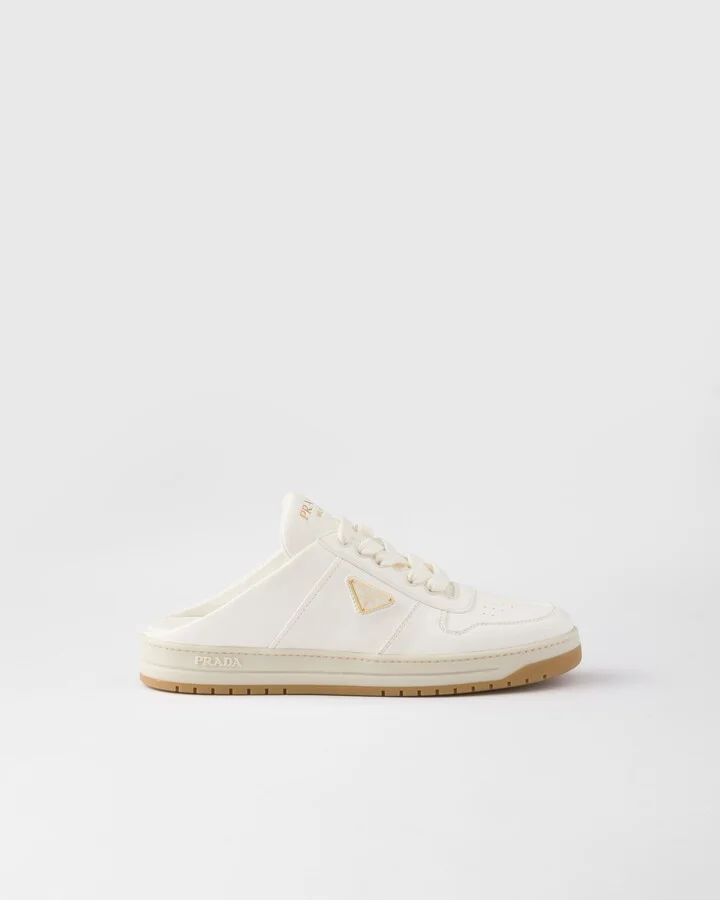 Nappa leather sneaker mules - Image 2