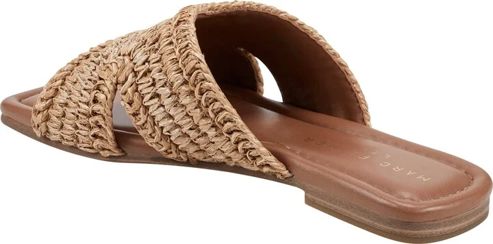 Narda Raffia Slide Sandal - Image 2