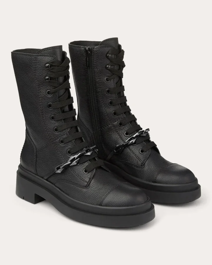 Nari Grained-Leather Ankle Boot - Image 2