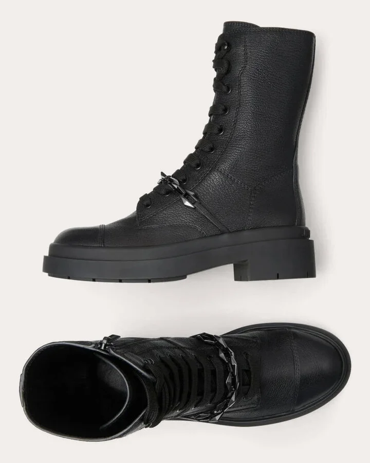Nari Grained-Leather Ankle Boot - Image 3