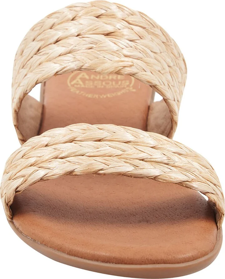 Narice Raffia Slide Sandal - Image 3