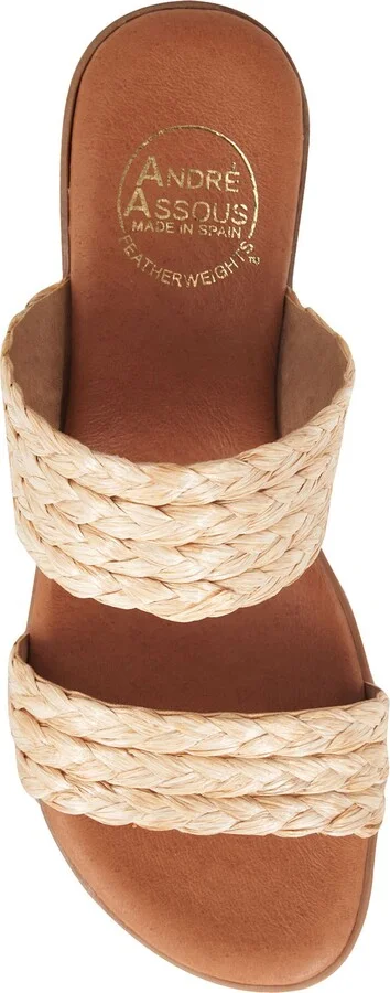 Narice Raffia Slide Sandal - Image 4