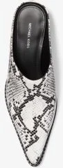 Nash Snake Embossed Leather Mule - Image 2