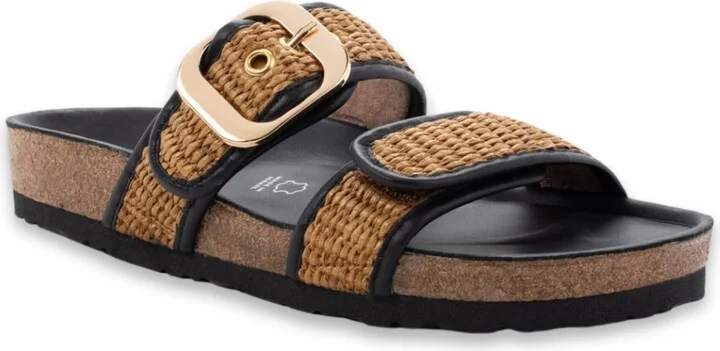 Black/ Brown Raffia