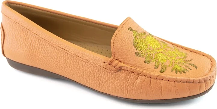 Nashville Embroidered Driving Loafer
