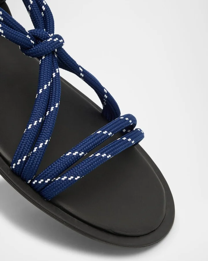 Nastro Cross Rope Grip-Strap Sandals - Image 5