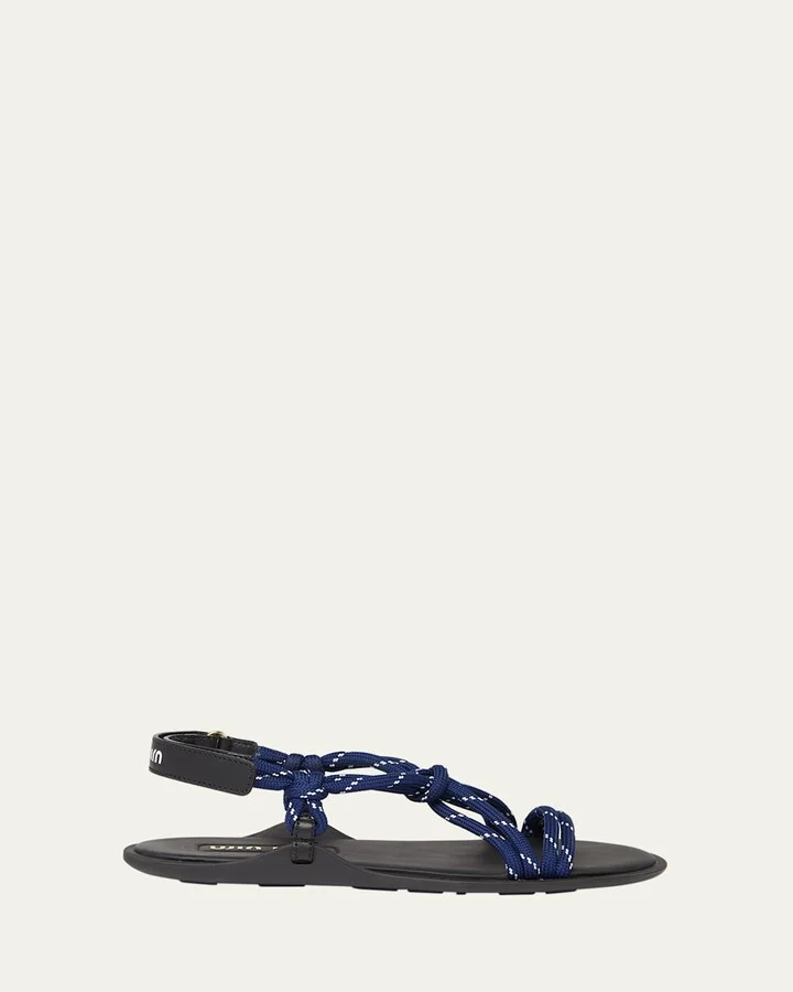 Nastro Cross Rope Grip-Strap Sandals