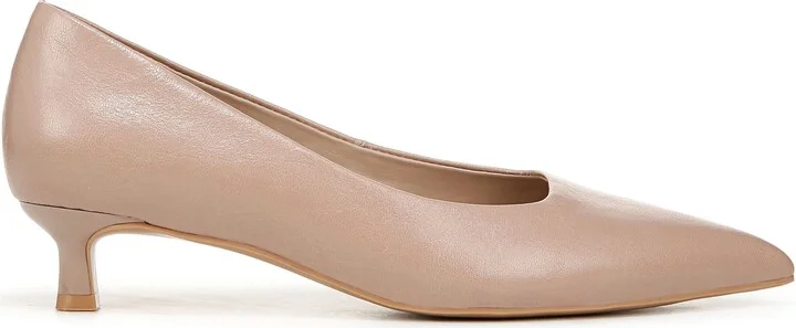 Natalia Pointed Toe Kitten Heel Pump - Image 3