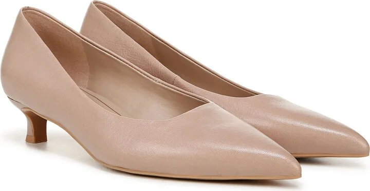 Natalia Pointed Toe Kitten Heel Pump - Image 9