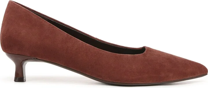Natalia Pointed Toe Kitten Heel Pump - Image 3