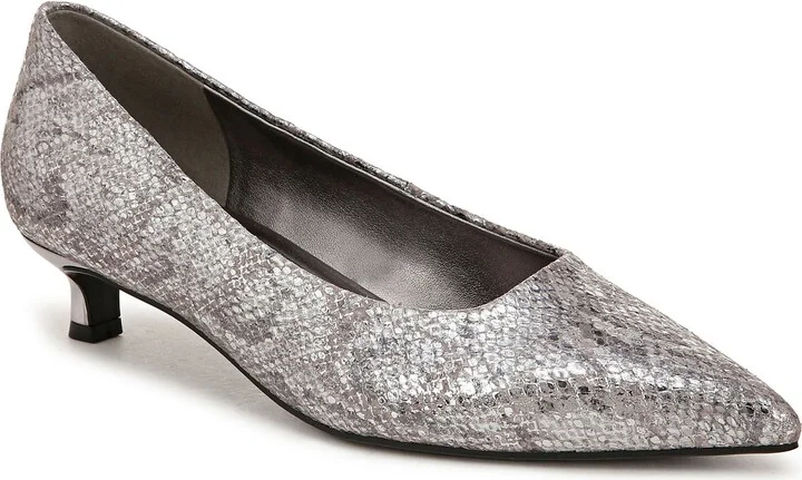 Natalia Pointed Toe Kitten Heel Pump