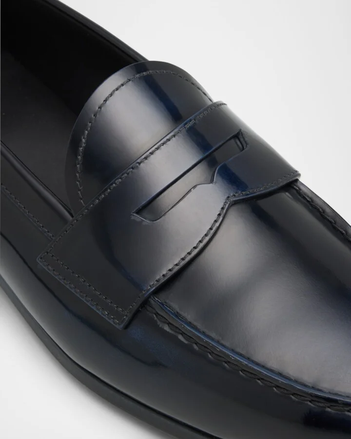 Natalie Leather Penny Loafers - Image 5