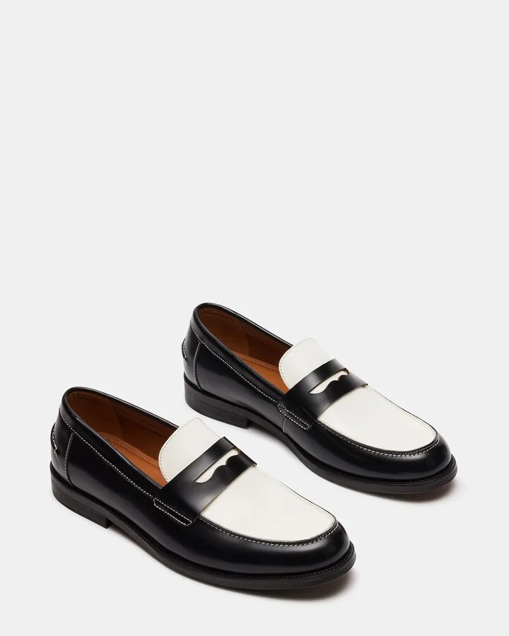 Natan Black/white Leather - Image 3