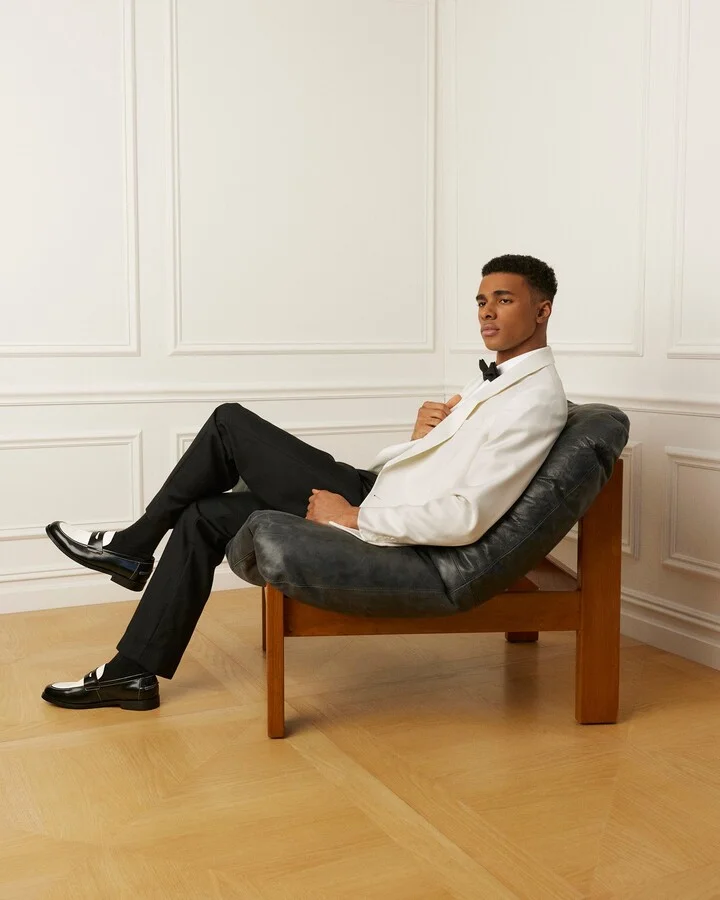 Natan Black/white Leather - Image 8