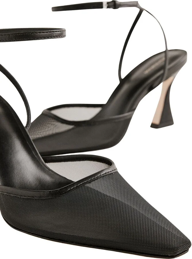 Natasha Ankle Strap Mesh Pump - Image 6