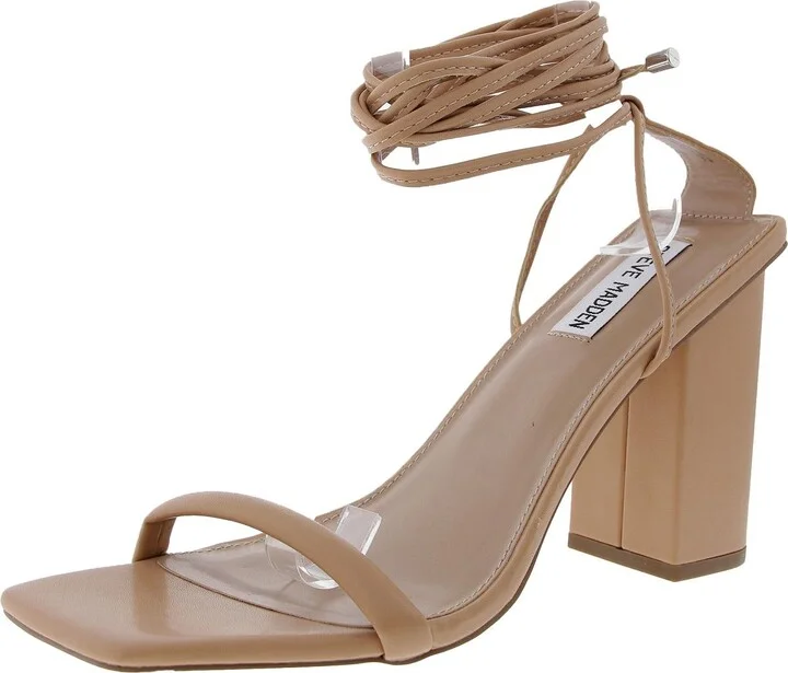 Natasha Womens Lace-Up Faux Leather