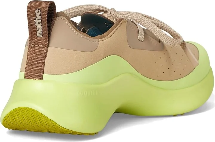 Native Shoes Apollo 10 Roam Lace-up Boots Flax Tan/ Peaceful Green : Men's 7 - Women's 9 Medium, Synthetic - Image 4