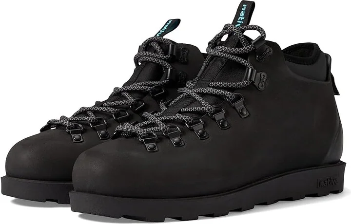 Native Shoes Fitzsimmons Citylite Bloom Boots Jiffy Black/Jiffy Black/Victoria Blue : Men's 3 - Women's 5 Medium, Synthetic