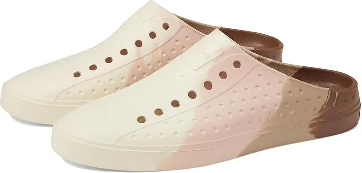 Native Shoes Jefferson Clog Marble Shoes Chameleon Flax Marble : Men's 5 - Women's 7 Medium, Rubber