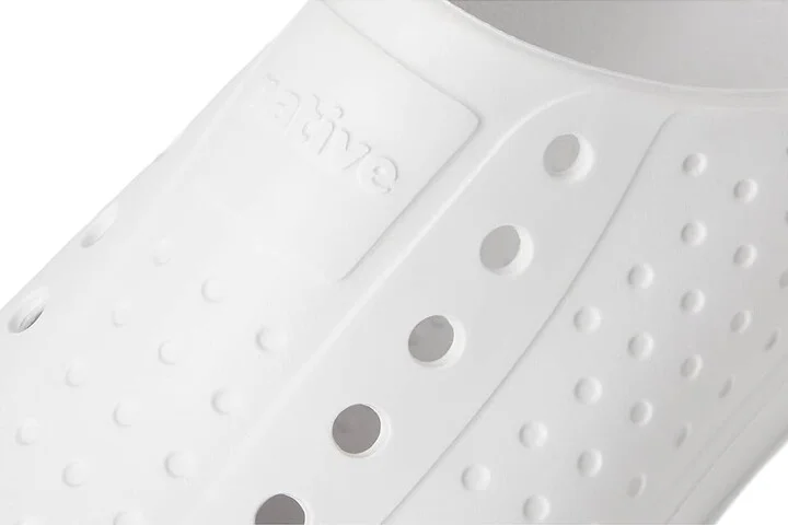 Native Shoes Jefferson Clog Wanderfoam Lace-up Boots Shell White/ Shell White : Men's 10 - Women's 12 Medium, Rubber/Vinyl - Image 7