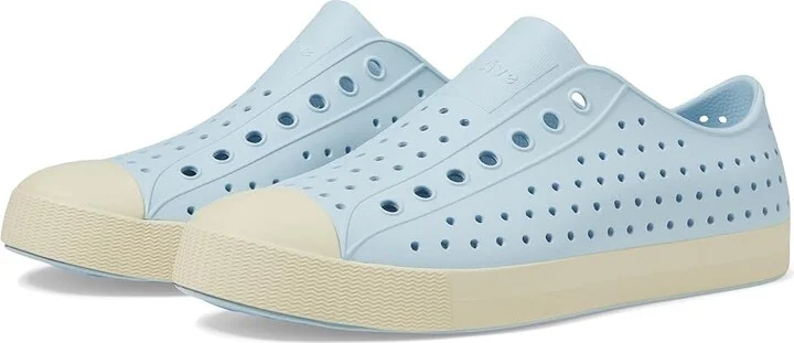 Native Shoes Jefferson Shoes Air Blue/Bone White : Men's 3 - Women's 5 Medium, Rubber