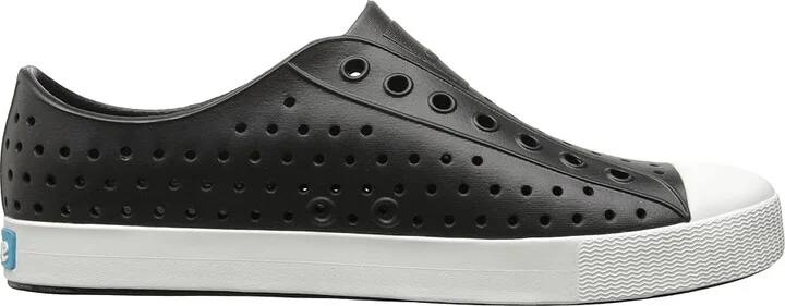 Native Shoes Jefferson Slip-on Sneakers Shoes Jiffy Black/Shell White : Men's 3 - Women's 5 Medium - Image 8