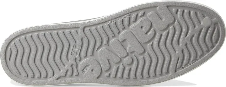 Native Shoes Jefferson Slip-on Sneakers Shoes Pigeon Grey/Shell White : Men's 3 - Women's 5 Medium - Image 4