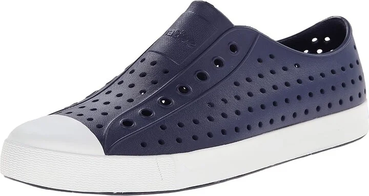 Native Shoes Jefferson Slip-on Sneakers Shoes Regatta Blue/Shell White : Men's 3 - Women's 5 Medium - Image 2