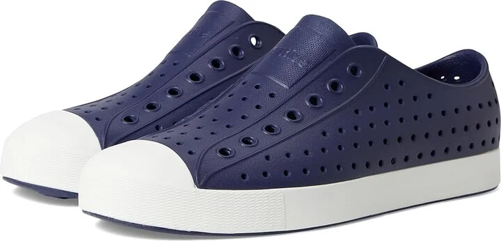 Native Shoes Jefferson Slip-on Sneakers Shoes Regatta Blue/Shell White : Men's 3 - Women's 5 Medium