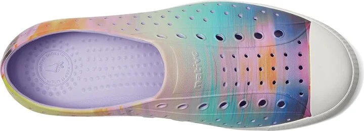 Native Shoes Jefferson Sugarlite Print Shoes Healing Purple/Shell White/Sunset Blur : Men's 3 - Women's 5 Medium, Synthetic - Image 2