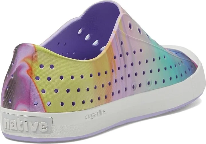 Native Shoes Jefferson Sugarlite Print Shoes Healing Purple/Shell White/Sunset Blur : Men's 3 - Women's 5 Medium, Synthetic - Image 4