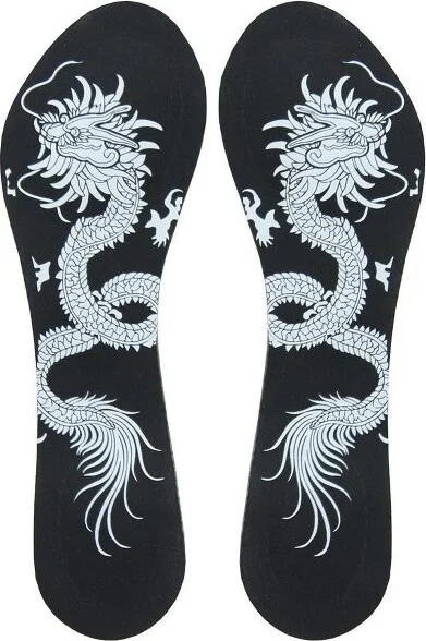 Natori Dragon Print Full Foot Cushion Black One Size Fits Most