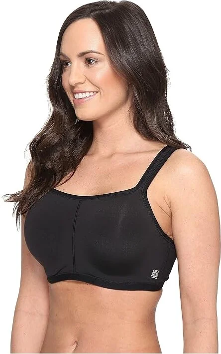 Natori Yogi Contour Convertible Sports Bra 731050 Women's Bra Black : 34I, Polyester/Spandex - Image 2