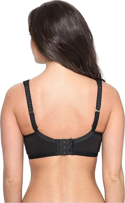 Natori Yogi Contour Convertible Sports Bra 731050 Women's Bra Black : 34I, Polyester/Spandex - Image 3