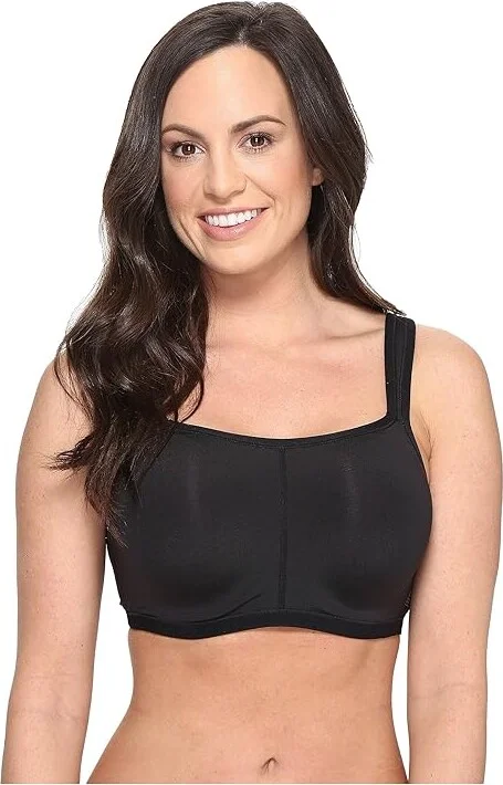 Natori Yogi Contour Convertible Sports Bra 731050 Women's Bra Black : 34I, Polyester/Spandex