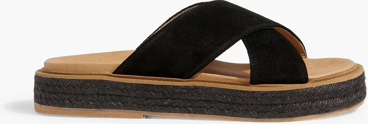 Nattie suede espadrille sandals