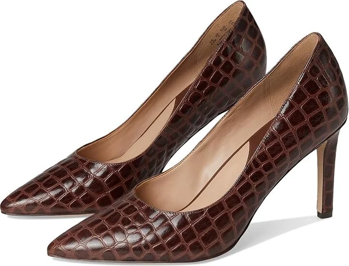 Naturalizer 27 Edit Adele High Women's Heels Cappuccino : 5.5 M (B), Leather/Rubber