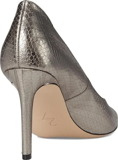 Naturalizer 27 Edit Adele High Women's Heels Silver : 12 M (B), Leather/Rubber - Image 4