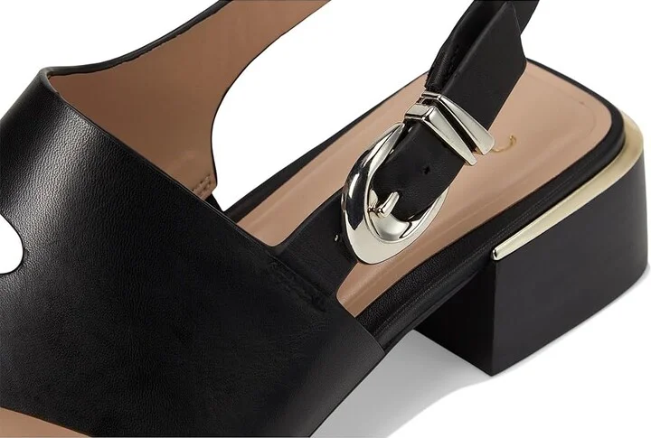 Naturalizer 27 Edit Audra Women's Wedge Shoes Black Leather : 6 M (B) - Image 7